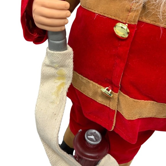 Fireman Santa Fire Hose Hydrant Christmas Firefighter Decor - Picture 6 of 13